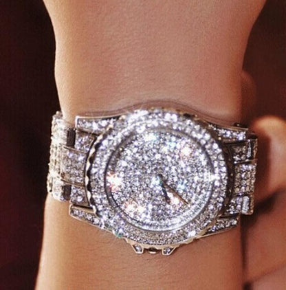 Women Wristwatch Inlaid Rhinestone Quartz Watch