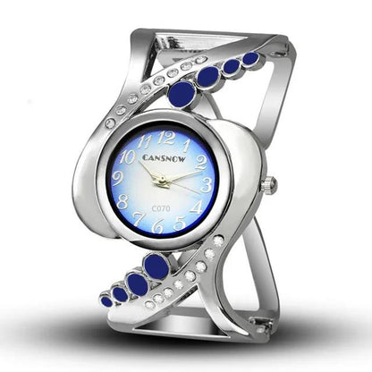 Women Bangle Quartz Wristwatch