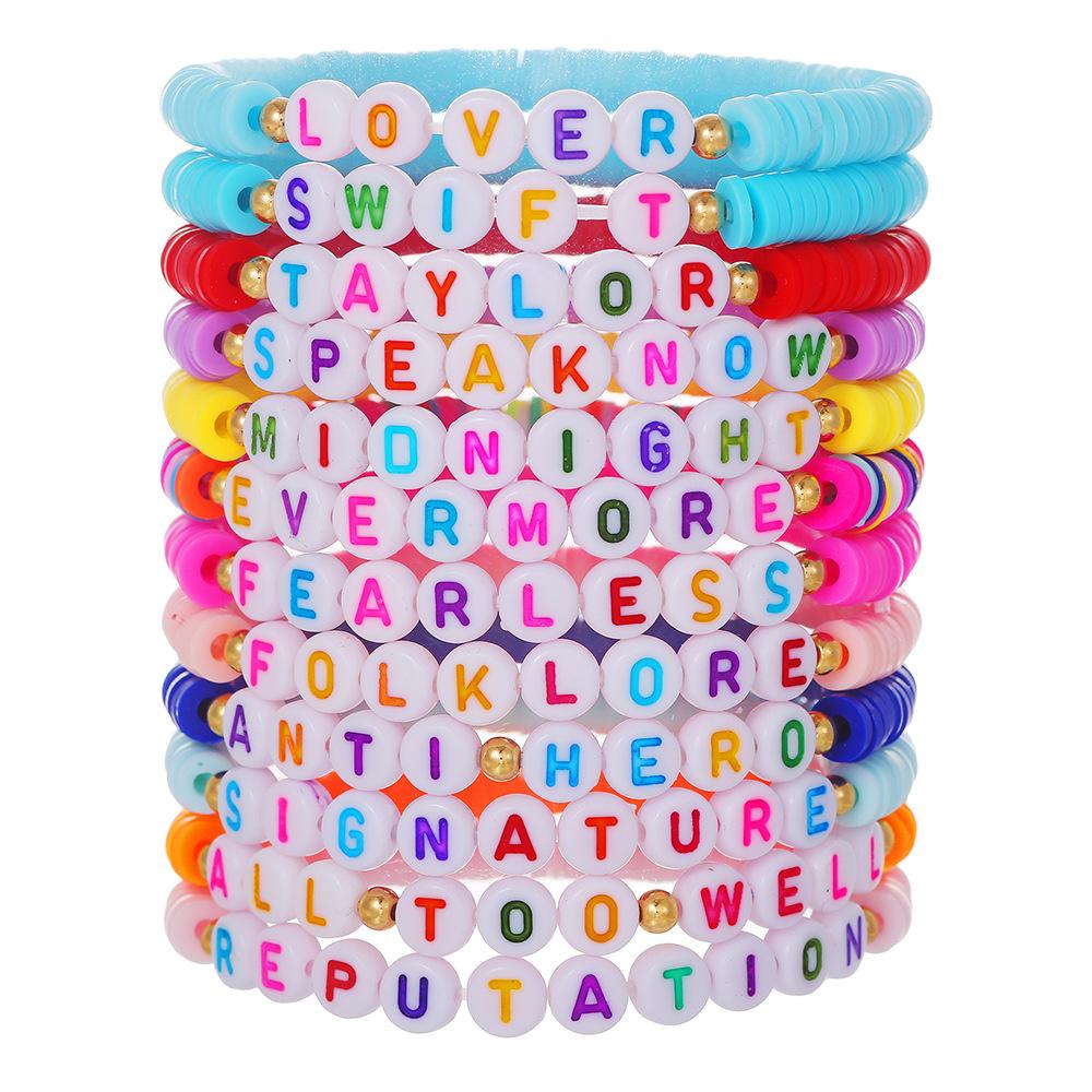 16 Pcs/Set Bohemian Taylor Colorful Rice Ball Bracelet Set