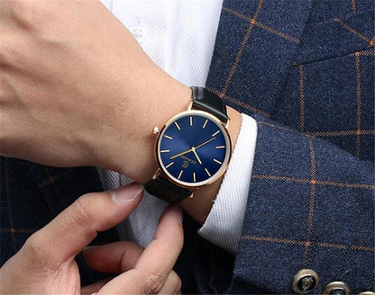 6.5mm Ultra-thin Men's Elegant Fashion Business Quartz Watches