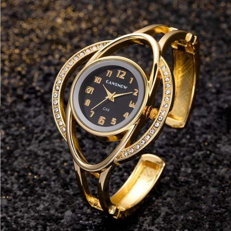 Women Casual Bracelet Quartz Wristwatch