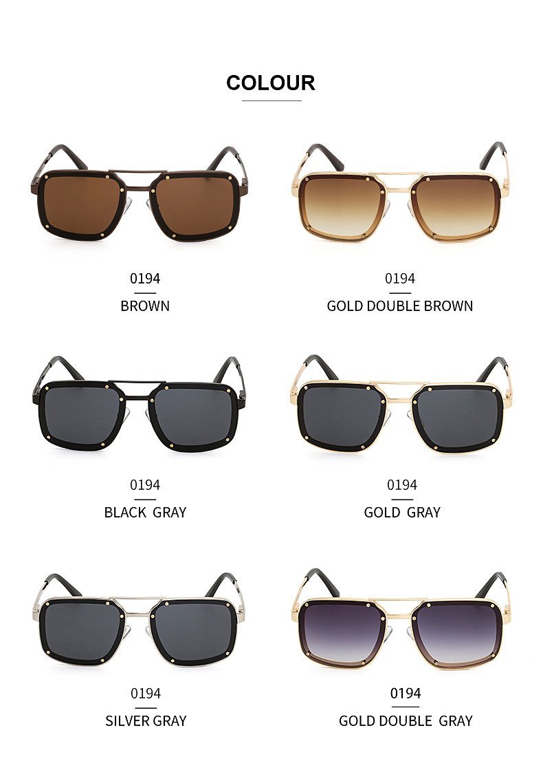 2024 New Retro Trendy Square Sunglasses