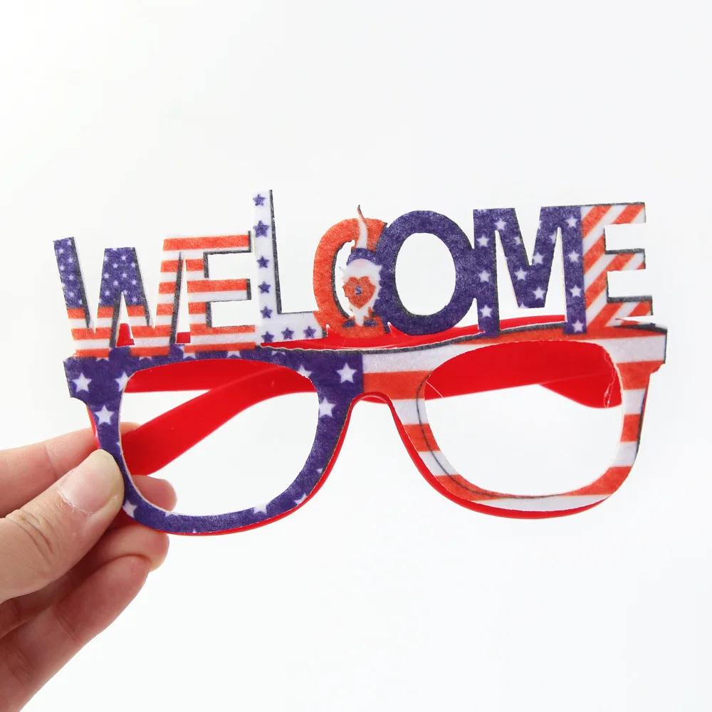 2024 4th of July Independence Day Flag Glasses