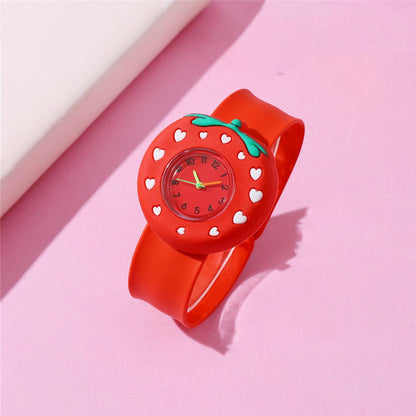 Adorable Children's Cartoon Pattern Quartz Clap Watch