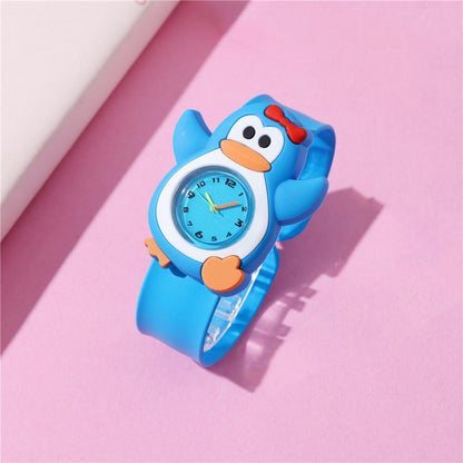 Adorable Children's Cartoon Pattern Quartz Clap Watch