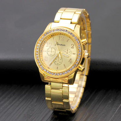 Women Classic Watches Stainless Steel Wristwatch