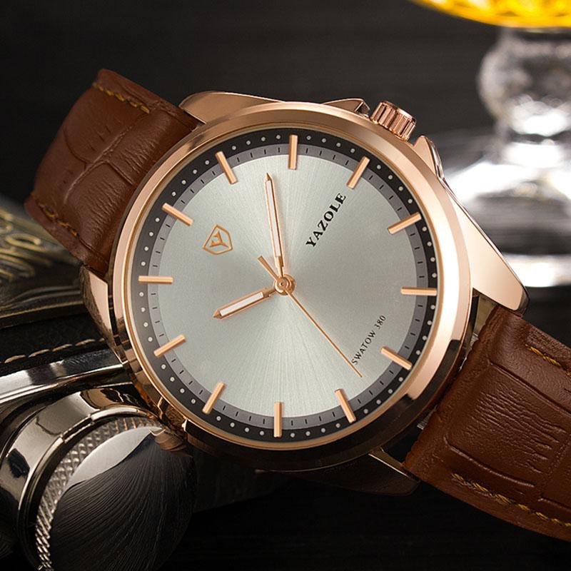 YAZOLE Top Brand Luxury Famous Fashion Bussiness Male Clock Quartz Watch