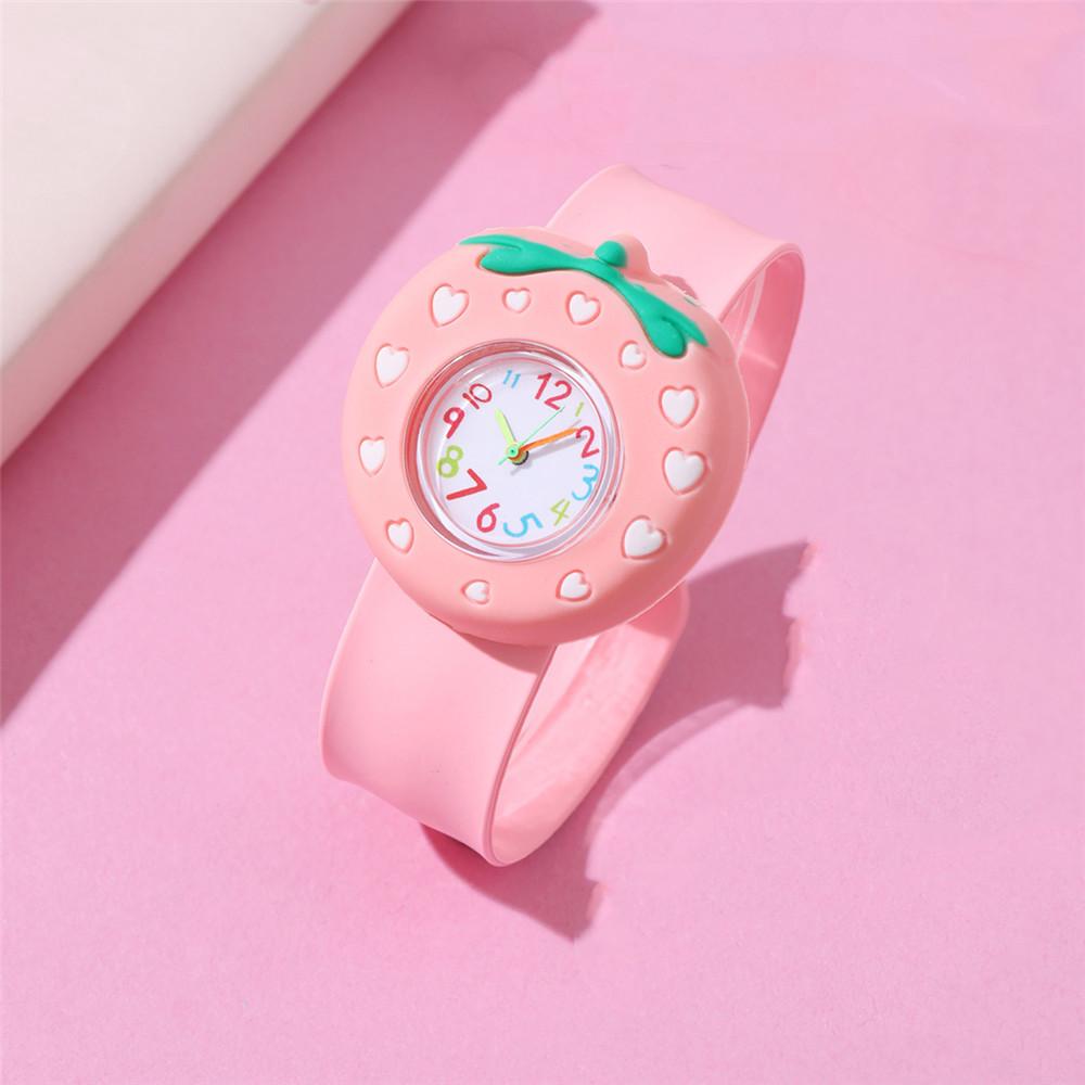 Adorable Children's Cartoon Pattern Quartz Clap Watch