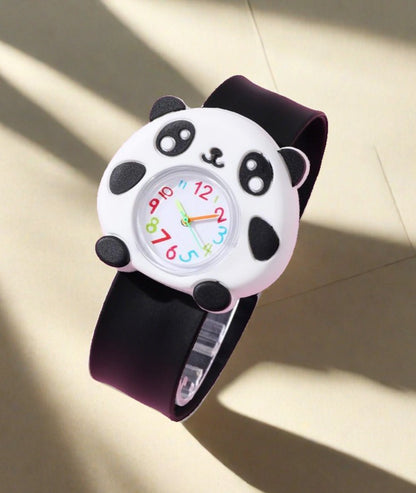 Adorable Children's Cartoon Pattern Quartz Clap Watch