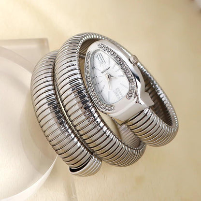 Vintage Snake Ladies' Fashion Bangle Watch