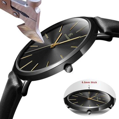 6.5mm Ultra-thin Men's Elegant Fashion Business Quartz Watches