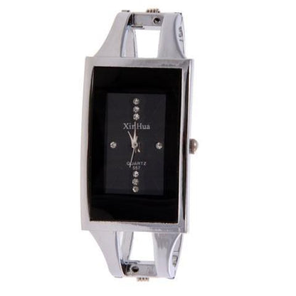 Women Stainless Steel Bangle Watch