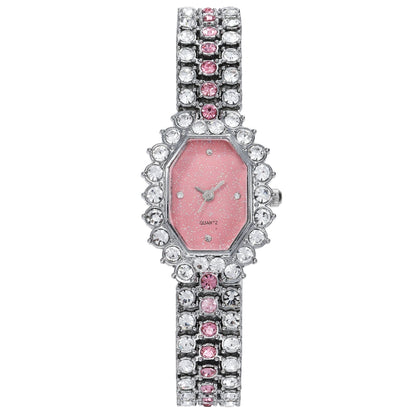 Women Watch Rhinestone Steel Quartz Fashion Wristwatch LLZ13865