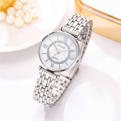 Women Watch Steel Quartz Fashion Wristwatch-ZZH2839