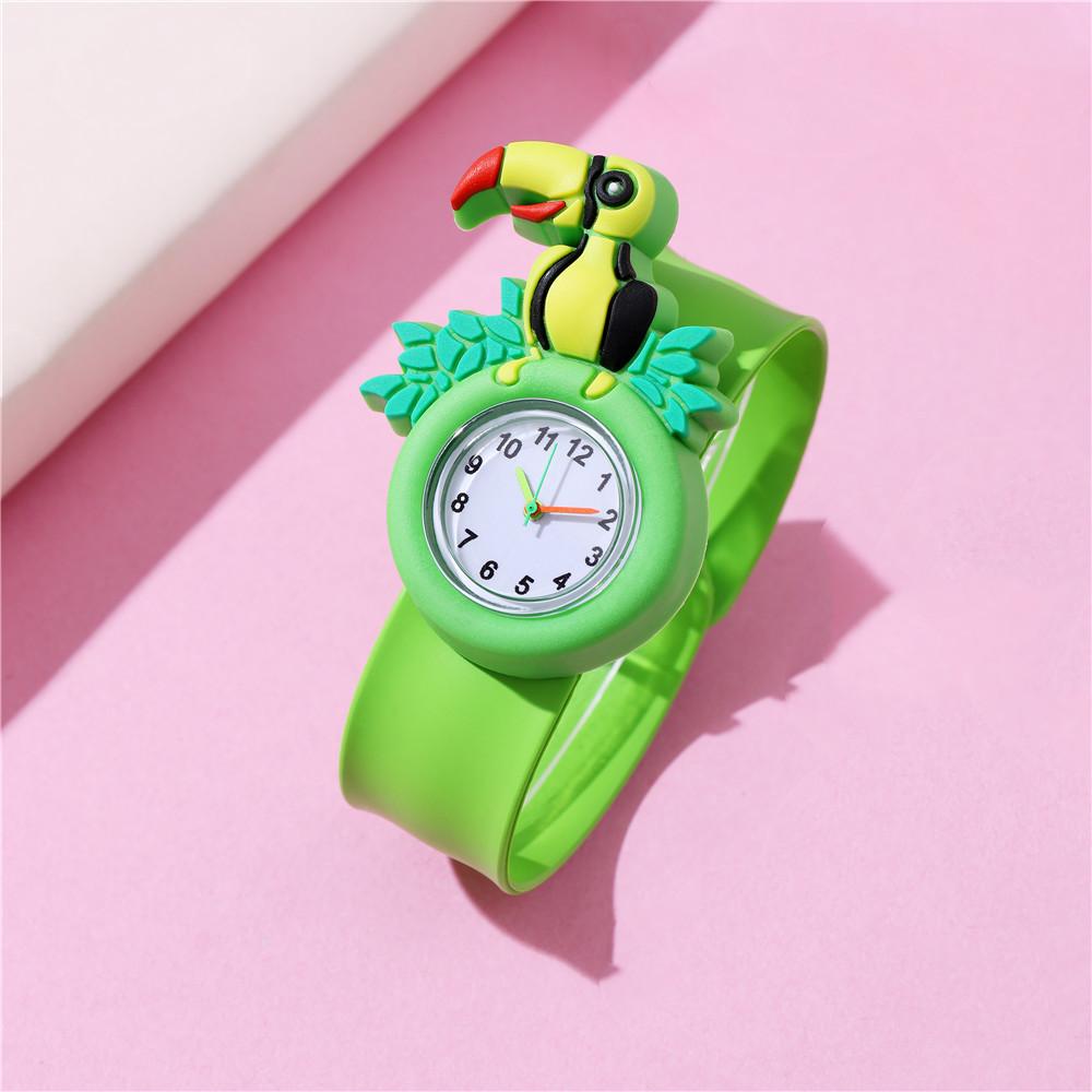 Adorable Children's Cartoon Pattern Quartz Clap Watch