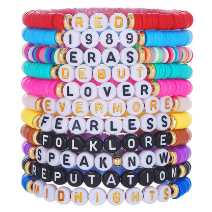 16 Pcs/Set Bohemian Taylor Colorful Rice Ball Bracelet Set