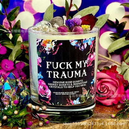 2024 New Fuck My Trauma Candle Relieve Anxiety