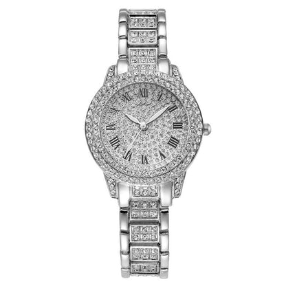 Women Ladies Wrist Watches Luxury Brand Rhinestone Bracelet Watches Female