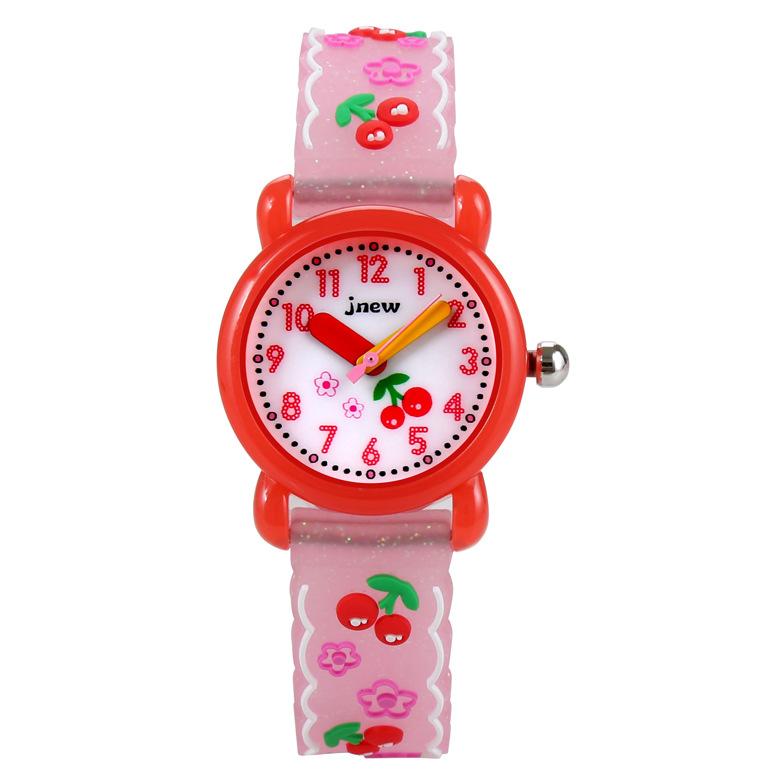 Children's 3d Silicone Student Cute Waterproof Watch