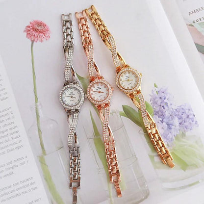 Women Dress Watch Fashion Gold Quartz Watches