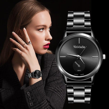 Women Quartz Watch Stainless Steel Female Wristwatch