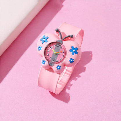 Adorable Children's Cartoon Pattern Quartz Clap Watch