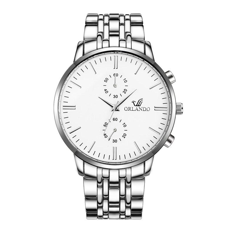 Fashion Men WQuartz Watch Stainless Steel Wristwatch