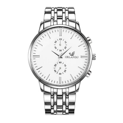 Fashion Men WQuartz Watch Stainless Steel Wristwatch