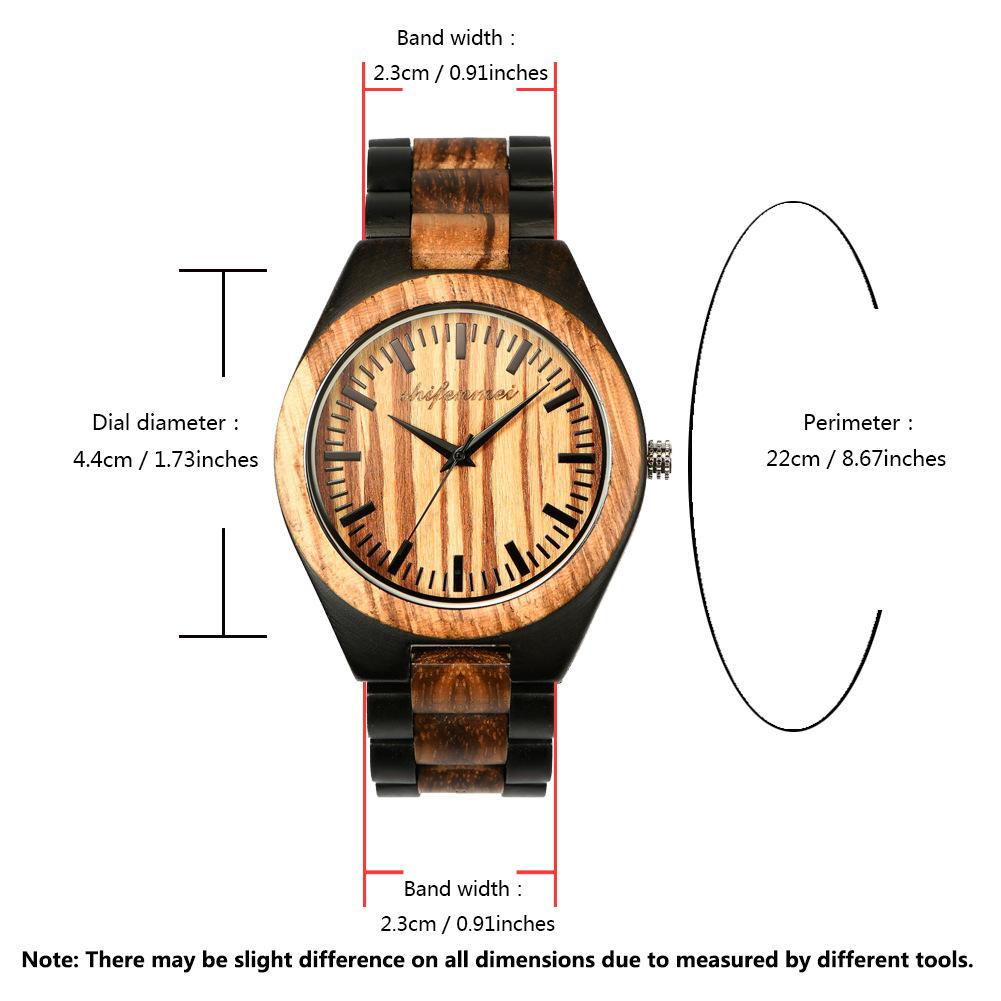 2024 New Classic Men's Fashion Watch Wooden Watch