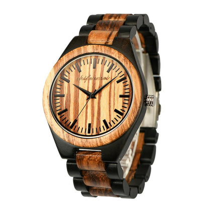 2024 New Classic Men's Fashion Watch Wooden Watch