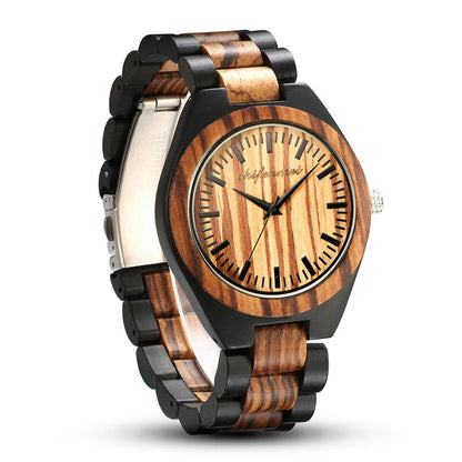 2024 New Classic Men's Fashion Watch Wooden Watch